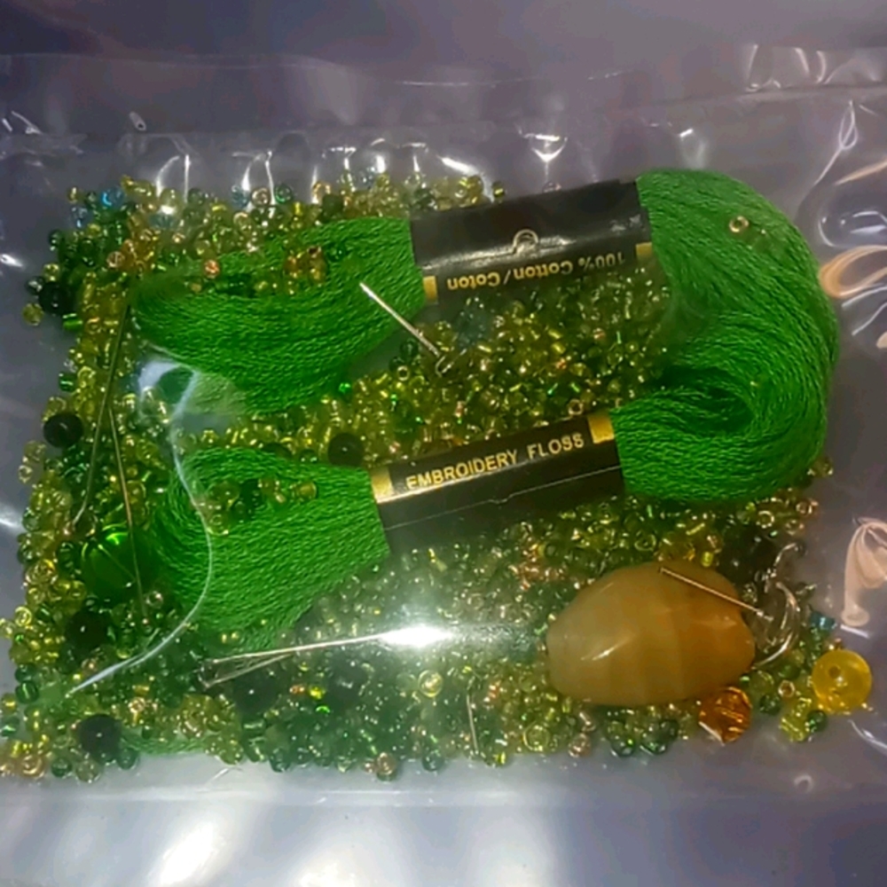 Saint Patrick day beads starter kit earrings